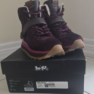 Coach Women's Urban Hiker Booties - Maroon